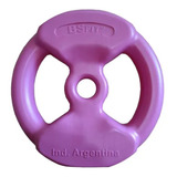 Disco Plástico Con Agarre X 5 Kg Rosa Bsfit