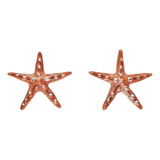 Aretes De Plata Estrella De Mar Eden, Aretes De Plata