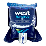 Gel Antibacterial West Hand Rub 70% Alcoh - L a $40