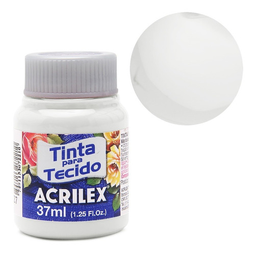 Tinta Acrilex Para Tecido Fosca Ref.4140 37ml Não Tóxica