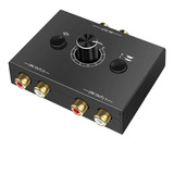 Conmutador Switch De Audio Estereo R / L Y.d.f Pasivo Man...