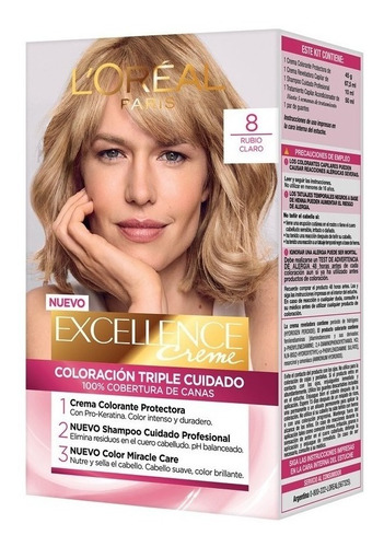 Coloración En Crema Tintura Kit Excellence Creme Loreal