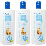 (paquete De 3) Cuatro Patas Magic Coat Cat Champu Sin Lagr