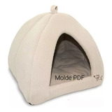 Molde Patron Digital Imprimible Cucha Para Gatos Y Perros