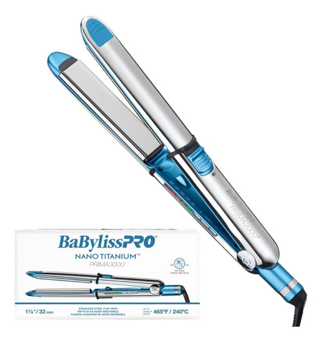 Prancha Super Nano Titanium Babyliss Pro Optima 3000 110v