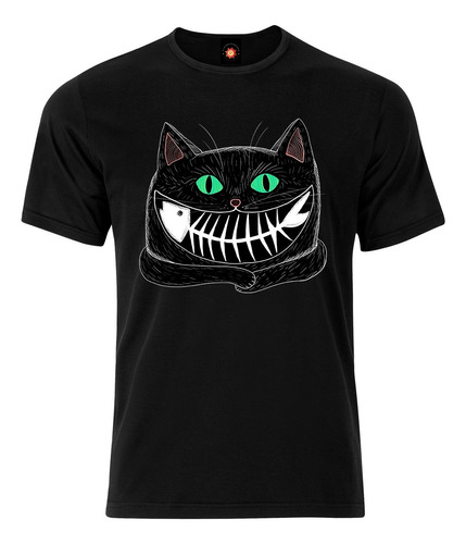 Remera Estampada Varios Diseños Gato Sonriendo