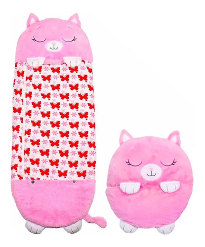 Saco De Dormir Para Niños Almohada Peluche Invierno 2 En 1