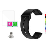 Pulseira Silicone + Película + Pino Reserva Smartwatch D20