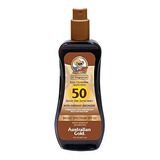 Australiano Oro Spf 50 Spray De Gel Bronceador Con 8 Onzas