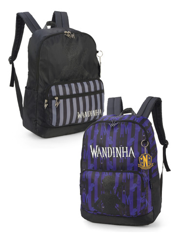 Mochila Costa Escolar Wandinha Juvenil Luxcel