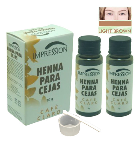 Kit Henna Cejas Hd Tipo Microblading Semipermanente Tonos