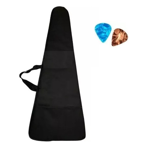 Capa Bag Nylon Para Guitarra Stratocaster Com Alça E Bolsa! 