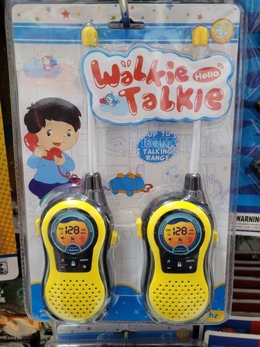 Walkie Talkie Mini Radios Niños Juguete Woki Toki