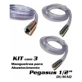 Kit Combo 3 Mangueiras Transf. Líquidos Safety Siphon Gasoli