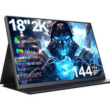 Uperfect 2k 144hz Portable Gaming Monitor 18 2560x1600 Qhd