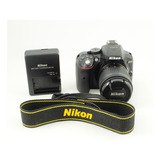  Nikon Kit D5300 + Lente 18-55mm Vr Dslr Color  Negro 