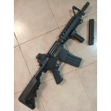 M4 Cqb Cyma Airsoft Negro 6 Mm