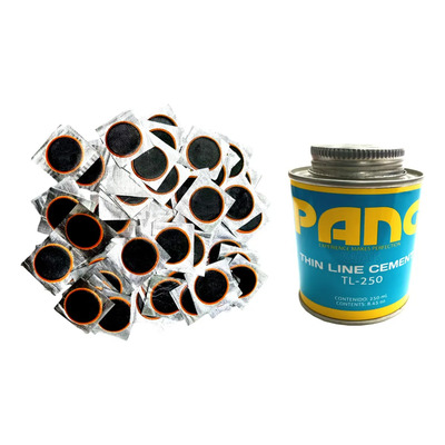 Cemento Azul Parchado Llantas 250ml + 100 Parche Frio Pc0 #0 | Meses sin interés