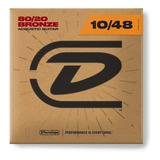 Encordoamento Dunlop 010 Bronze80/20 Dab1048 Violão Aço 6334