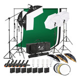 Kit  Iluminación Fotografía Estudio Profesional Sombrillas