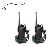 Rádio Comunicador Walktalk Baofeng Longa Distáncia+fone 777s Bandas De Freqüência 400-470mhz Cor Preto