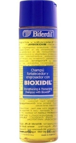 Biferdil Shampoo Bioxidil Fortalecedor Para Caida De Cabello