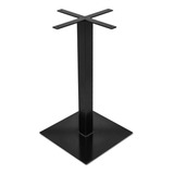 Base Para Mesa De Jantar Vidro Redonda Quadrad Pedra Talismã Cor Preta