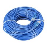 Cable De Red Para Internet 30 Metros Azul Rj45 Categoria 5e 