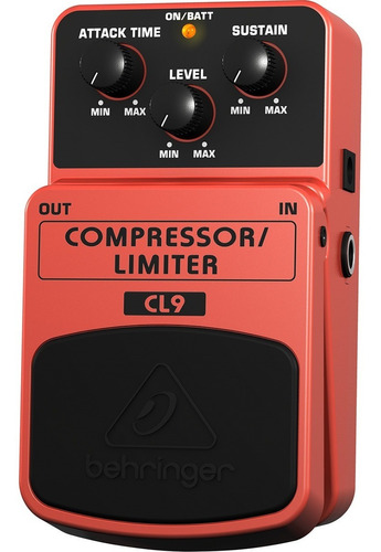 Behringer Cl9 Pedal Compresor Limitador P/ Guitarra Bajo