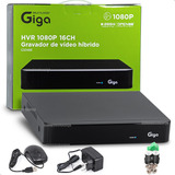 Gravador Digital Dvr Giga Gs0488 16 Canais 1080p Cftv Híbrid