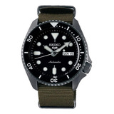 Relógio Seiko Automático 5 Sports Skx Sports Style Srpd65b4 Cor Da Correia Verde-escuro