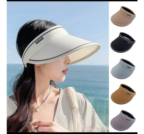 Visera Para Mujer Verano Para Playa Mar Sol Varios Colores