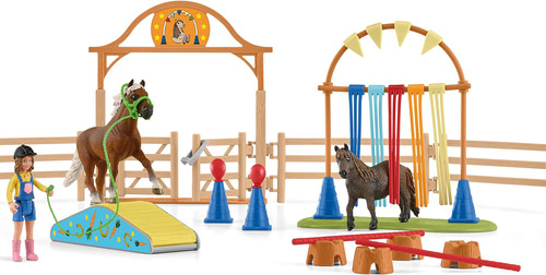 Schleich Farm World Pony Agility Training Juego Caballos 41