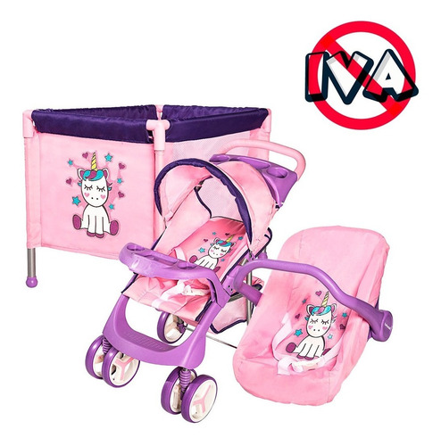 Juego Coche Corral Muñeca Doll Kit Bebesit Día Sin Iva