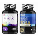 Multivitaminico + Bcaa 120 Cápsulas Growth Supplements