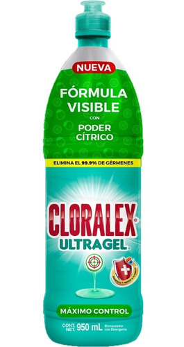 Blanqueador Cloralex Ultragel Formula Visible 950ml