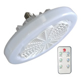 Ventilador Con Lampara Led 3 Aspas 30w Control Remoto 