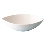 X 2 Ensaladera Porcelana Oval Hoja Horeca Gourmet 33 Cm M