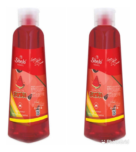 Shampoo  Liquido, De Sandia  Para El Cabello,  Shelo  Nabel.