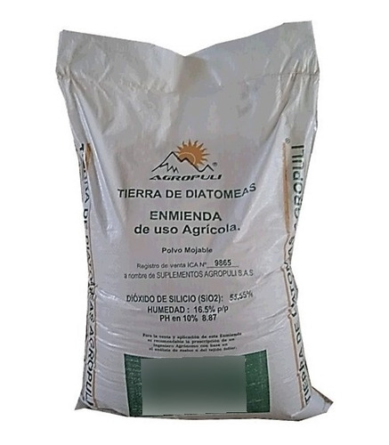 Tierra De Diatomeas Agropuli X 25 Kg Con Envio 