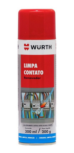 Limpa Contato Alta Performance W-max Wurth De 300 Ml