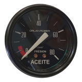 Reloj Manómetro Presión Aceite Mecánico 0-80 Lbs Orlan Rober