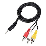 Cable Plug 3.5 A Vga Auxiliar Audio/video 1.5m Av-002