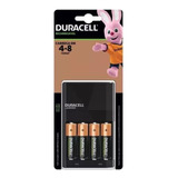 Carregador De Pilhas Aa/aaa Duracell C/4 Pilhas Aa 