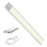 Luminária Luz Led Sensor Movimento Recarregavel Armário 40cm