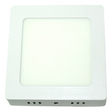 Panel Plafon Led Spot Cuadrado 6w De Sobreponer Blanco Luz Fria