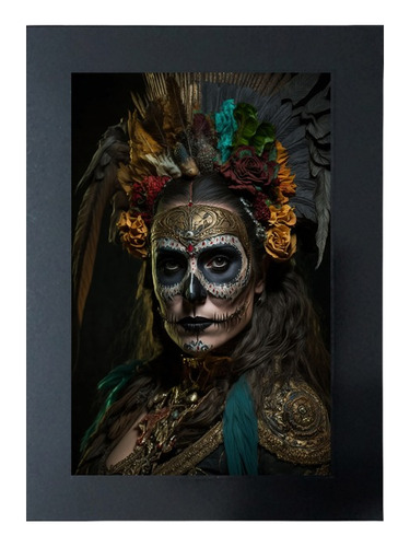 Cuadro De Catrina La Calavera Garbancera Día De Muertos #134