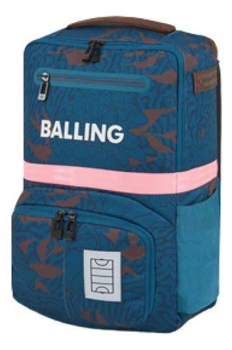 Mochila Con Portapalos Hockey Balling Backpack Alter - Btu Color Peacock