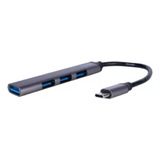 Hub Usb Noga Ngh-51 Con Conector Type-c 4 Puertos 5 Gbps