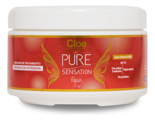 Máscara Cloe Pure Sensation Repair 270gr. Reparación